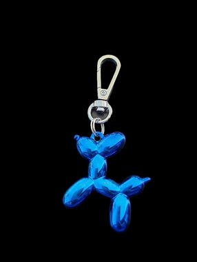 Bohemian Trinkets Blue Looney Balloon-y Bag Charm/Keychain